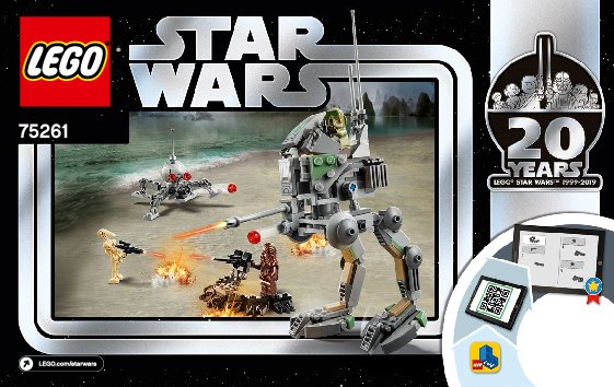 Istruzioni per la Costruzione - LEGO - 75261 - Clone Scout Walker™ – 20th Anniversary E: Page 1