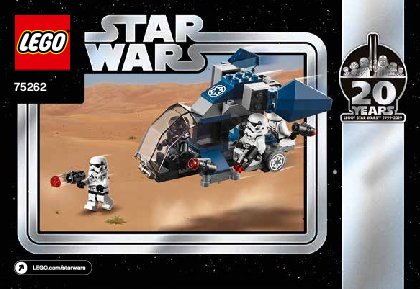 Istruzioni per la Costruzione - LEGO - 75262 - Imperial Dropship™ – 20th Anniversary Ed: Page 1