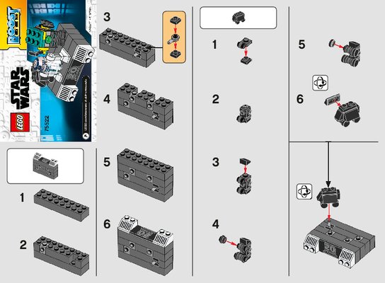 Istruzioni per la Costruzione - LEGO - 75522 - GWP: Page 1