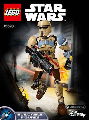 Istruzioni per la Costruzione - LEGO - Star Wars - 75523 - Scarif Stormtrooper™: Page 1