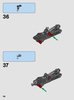 Istruzioni per la Costruzione - LEGO - Star Wars - 75523 - Scarif Stormtrooper™: Page 36