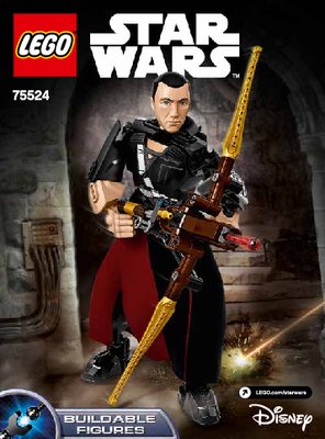 Istruzioni per la Costruzione - LEGO - Star Wars - 75524 - Chirrut Îmwe™: Page 1