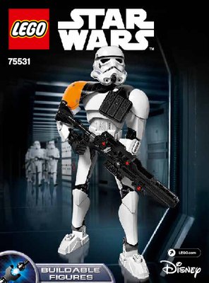 Istruzioni per la Costruzione - LEGO - Star Wars - 75531 - Comandante Stormtrooper™: Page 1