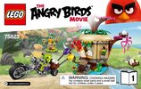 Istruzioni per la Costruzione - LEGO - Angry Birds - 75823 - La rapina delle uova su Bird Island: Page 1