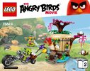 Istruzioni per la Costruzione - LEGO - Angry Birds - 75823 - La rapina delle uova su Bird Island: Page 1