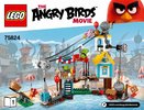 Istruzioni per la Costruzione - LEGO - Angry Birds - 75824 - La demolizione di Pig City: Page 1