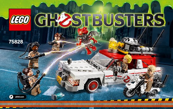 Istruzioni per la Costruzione - LEGO - Ghostbusters - 75828 - Ecto-1 & 2: Page 1