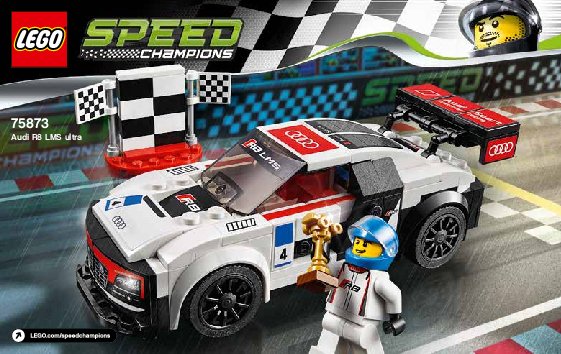 Istruzioni per la Costruzione - LEGO - Speed Champions - 75873 - Audi R8 LMS ultra: Page 1