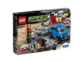 LEGO - Speed Champions - 75875 - Ford F-150 Raptor e Hot Rod Ford Model A