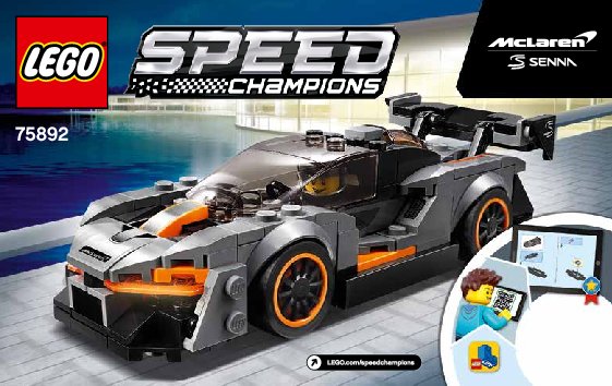 Istruzioni per la Costruzione - LEGO - 75892 - McLaren Senna: Page 1