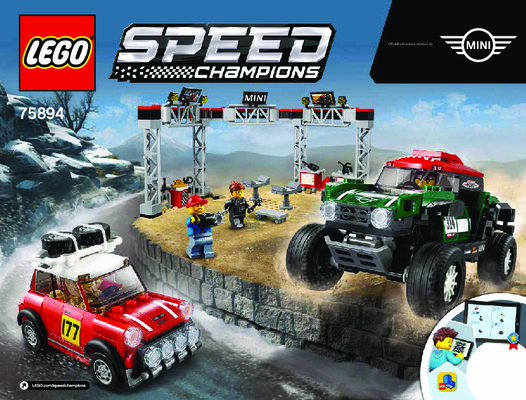 Istruzioni per la Costruzione - LEGO - 75894 - 1967 Mini Cooper S Rally and 2018 MINI J: Page 1