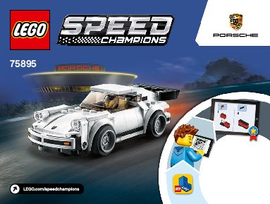 Istruzioni per la Costruzione - LEGO - 75895 - 1974 Porsche 911 Turbo 3.0: Page 1