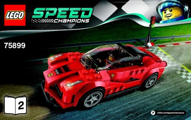 Istruzioni per la Costruzione - LEGO - Speed Champions - 75899 - La Ferrari: Page 1