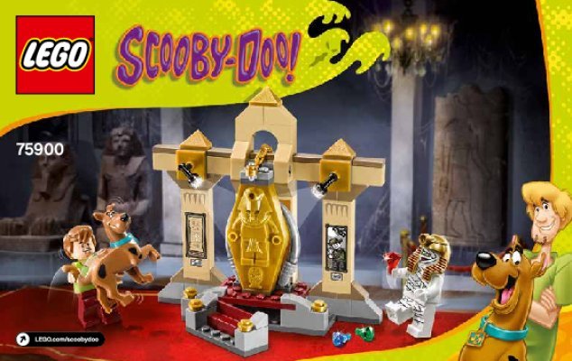 Istruzioni per la Costruzione - LEGO - Scooby Doo - 75900 - Il Mistero del Museo della Mummia: Page 1