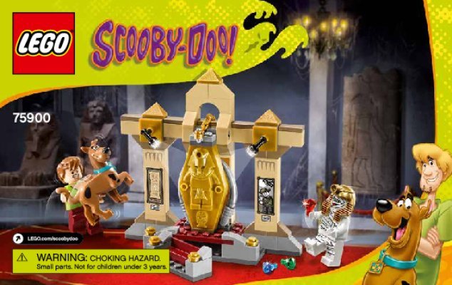 Istruzioni per la Costruzione - LEGO - Scooby Doo - 75900 - Il Mistero del Museo della Mummia: Page 1