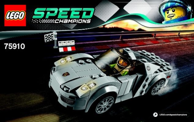 Istruzioni per la Costruzione - LEGO - Speed Champions - 75910 - Porsche 918 Spyder: Page 1