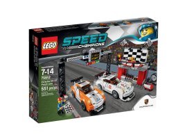LEGO - Speed Champions - 75912 - Linea del traguardo Porsche 911 GT
