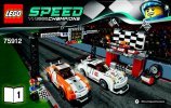 Istruzioni per la Costruzione - LEGO - Speed Champions - 75912 - Linea del traguardo Porsche 911 GT: Page 1