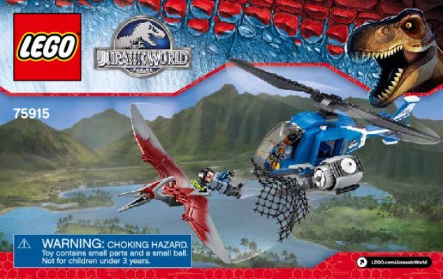 Istruzioni per la Costruzione - LEGO - Jurassic World - 75915 - La cattura del Pteranodonte: Page 1