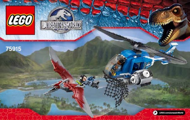 Istruzioni per la Costruzione - LEGO - Jurassic World - 75915 - La cattura del Pteranodonte: Page 1