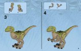 Istruzioni per la Costruzione - LEGO - Jurassic World - 75917 - L'attacco del Raptor: Page 9