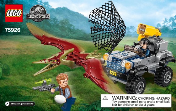 Istruzioni per la Costruzione - LEGO - 75926 - Pteranodon Chase: Page 1