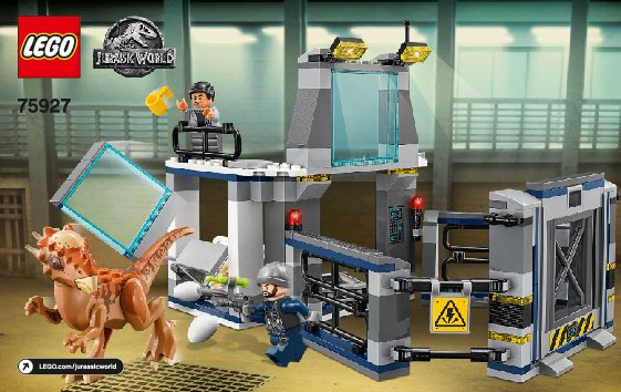 Istruzioni per la Costruzione - LEGO - 75927 - Stygimoloch Breakout: Page 1