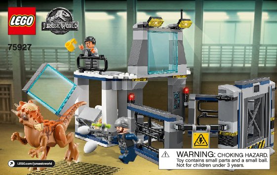 Istruzioni per la Costruzione - LEGO - 75927 - Stygimoloch Breakout: Page 1