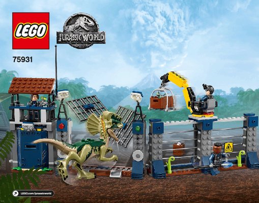 Istruzioni per la Costruzione - LEGO - 75931 - Dilophosaurus Outpost Attack: Page 1