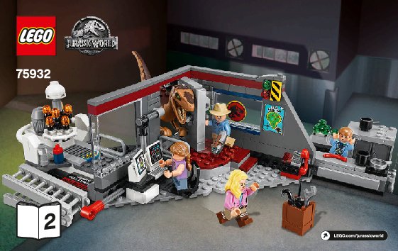 Istruzioni per la Costruzione - LEGO - 75932 - Jurassic Park Velociraptor Chase: Page 1