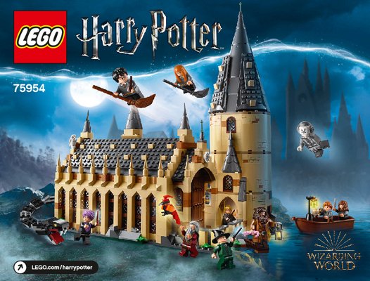 Istruzioni per la Costruzione - LEGO - 75954 - Hogwarts™ Great Hall: Page 1