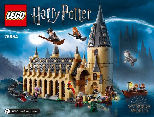 Istruzioni per la Costruzione - LEGO - 75954 - Hogwarts™ Great Hall: Page 1