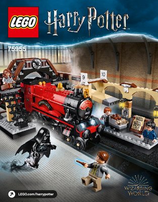 Istruzioni per la Costruzione - LEGO - 75955 - Hogwarts™ Express: Page 1