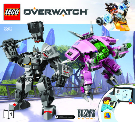 Istruzioni per la Costruzione - LEGO - 75973 - D.Va & Reinhardt: Page 1