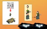 Istruzioni per la Costruzione - LEGO - DC Comics Super Heroes - 76001 - L'uomo pipistrello contro Bane™: all'inseguimento del Tumbler: Page 3