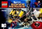 Istruzioni per la Costruzione - LEGO - DC Comics Super Heroes - 76002 - Superman™: resa dei conti a Metropolis: Page 1