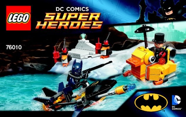 Istruzioni per la Costruzione - LEGO - DC Comics Super Heroes - 76010 - Batman™: resa dei conti con il Pinguino: Page 1