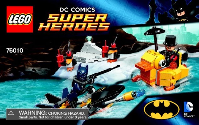 Istruzioni per la Costruzione - LEGO - DC Comics Super Heroes - 76010 - Batman™: resa dei conti con il Pinguino: Page 1