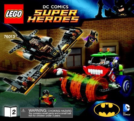 Istruzioni per la Costruzione - LEGO - DC Comics Super Heroes - 76013 - Batman™: il rullo compressore di Joker: Page 1