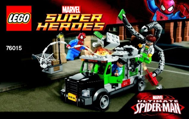 Istruzioni per la Costruzione - LEGO - Marvel Super Heroes - 76015 - Doc Ock Truck Heist: Page 1