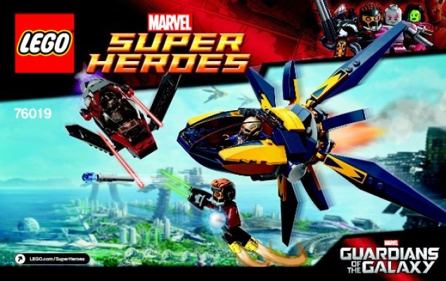 Istruzioni per la Costruzione - LEGO - Marvel Super Heroes - 76019 - Resa dei conti con Starblaster: Page 1