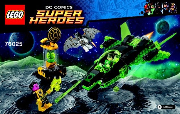 Istruzioni per la Costruzione - LEGO - DC Comics Super Heroes - 76025 - Lanterna Verde vs. Sinestro: Page 1