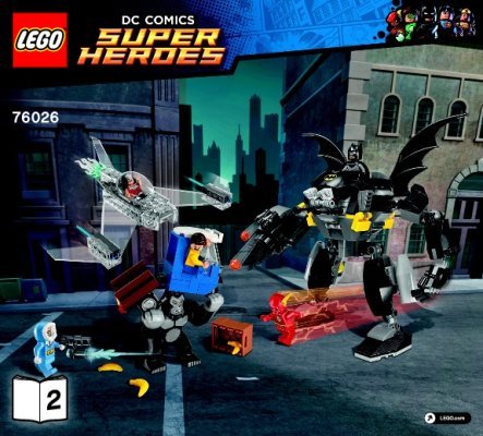 Istruzioni per la Costruzione - LEGO - DC Comics Super Heroes - 76026 - La furia di Gorilla Grodd: Page 1