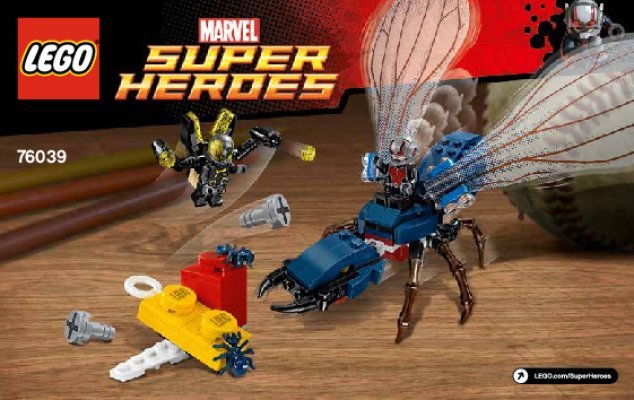 Istruzioni per la Costruzione - LEGO - Marvel Super Heroes - 76039 - La battaglia finale di Ant-Man: Page 1