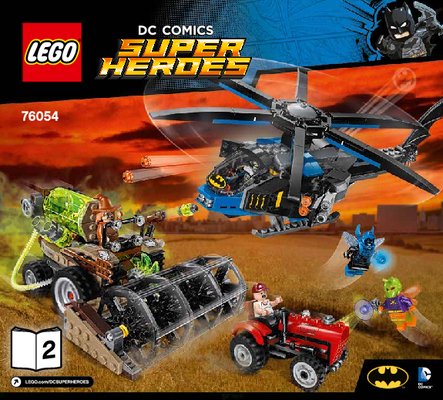 Istruzioni per la Costruzione - LEGO - DC Comics Super Heroes - 76054 - Batman™: il raccolto della paura di Scarecrow™: Page 1