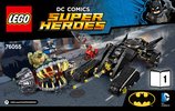 Istruzioni per la Costruzione - LEGO - DC Comics Super Heroes - 76055 - Batman™: duello nelle fogne con Killer Croc™: Page 1