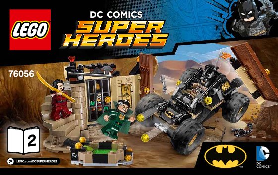 Istruzioni per la Costruzione - LEGO - DC Comics Super Heroes - 76056 - Batman™: Salvataggio da Ra's al Ghul™: Page 1