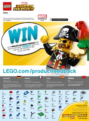 Istruzioni per la Costruzione - LEGO - Marvel Super Heroes - 76064 - Mighty Micros: Spiderman contro Goblin: Page 1