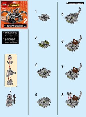 Istruzioni per la Costruzione - LEGO - Marvel Super Heroes - 76066 - Mighty Micros: Hulk contro Ultron: Page 1