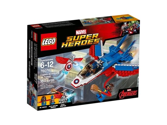 76076 - Captain America Jet Pursuit